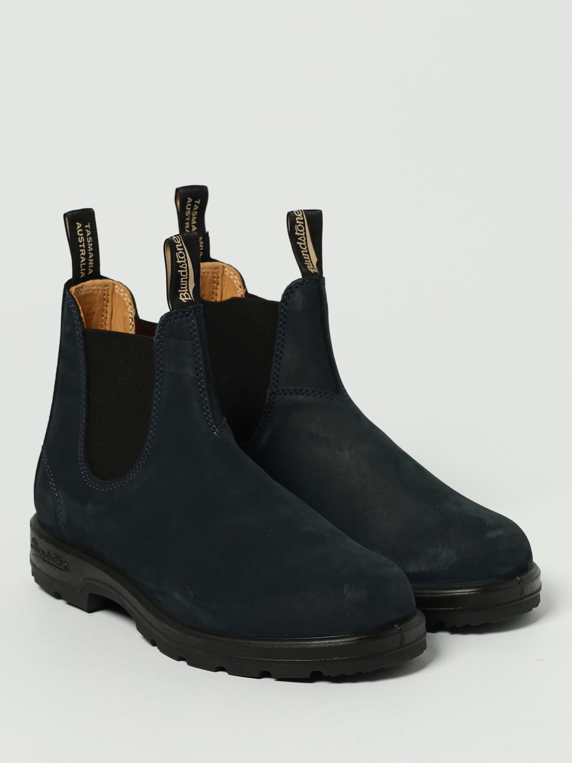 BLUNDSTONE STIVALETTI: Stivaletto Blundstone in nabuk , Blue Navy - Img 2