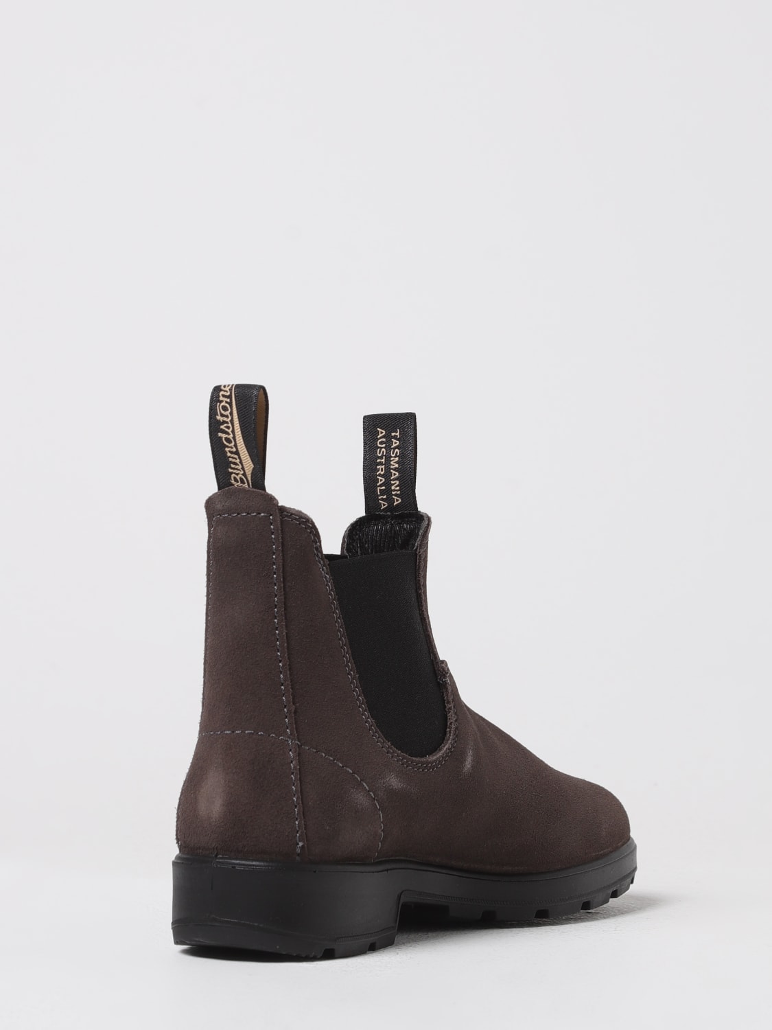 BLUNDSTONE STIVALI: Stivaletto nabuk con elastico Blundstone, Antracite - Img 3