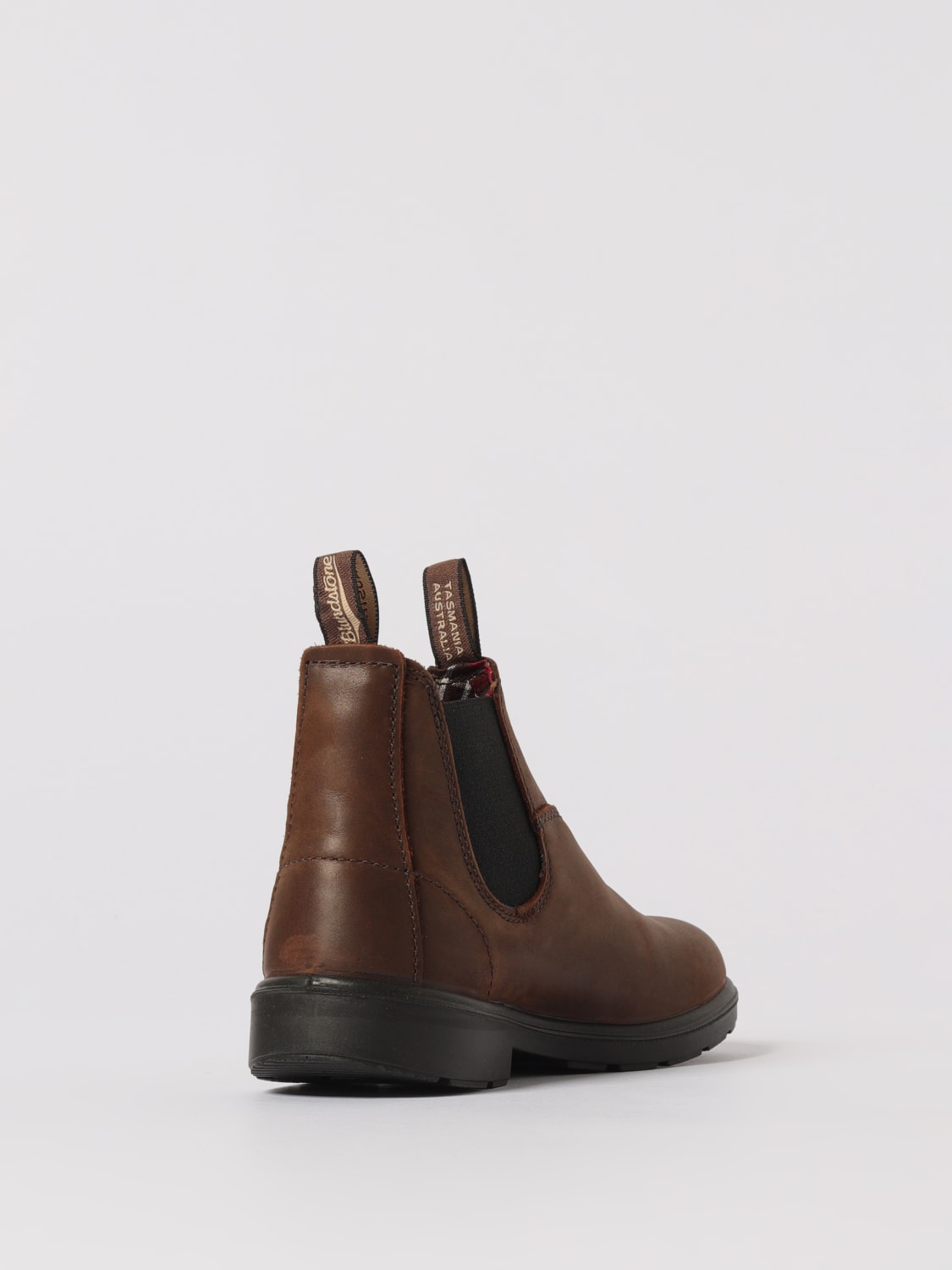 BLUNDSTONE SCARPE: Stivaletto Bluntstone in pelle , Marrone - Img 3