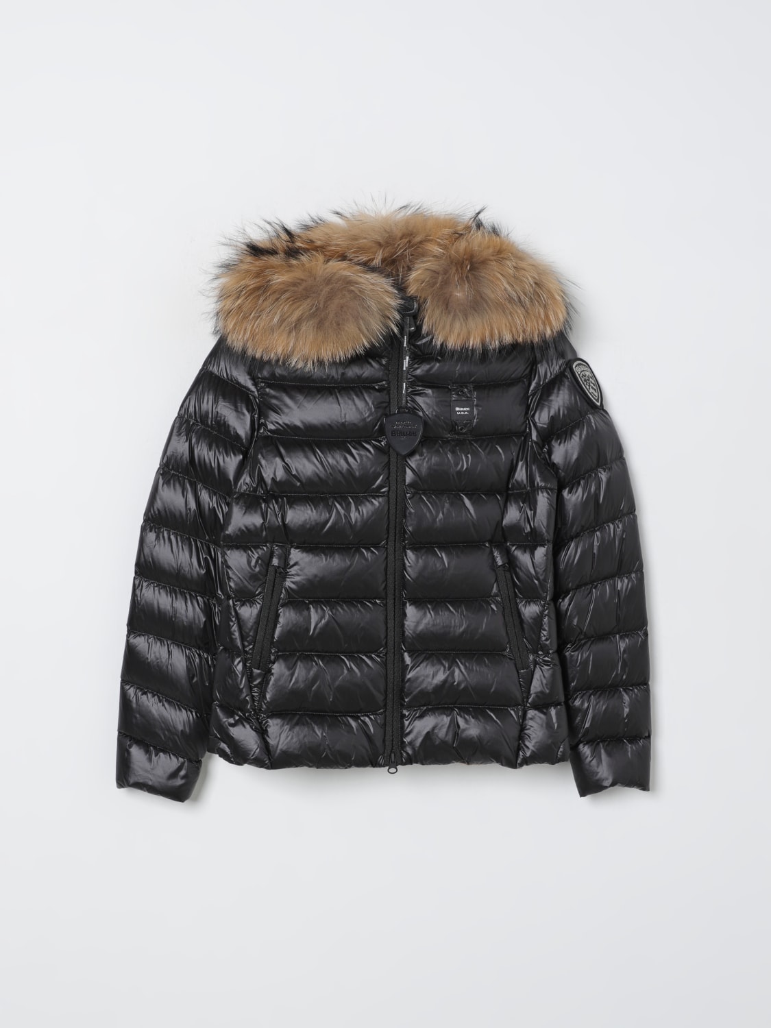 BLAUER GIACCA: Piumino Arcadia Blauer in nylon trapuntato , Nero - Img 1