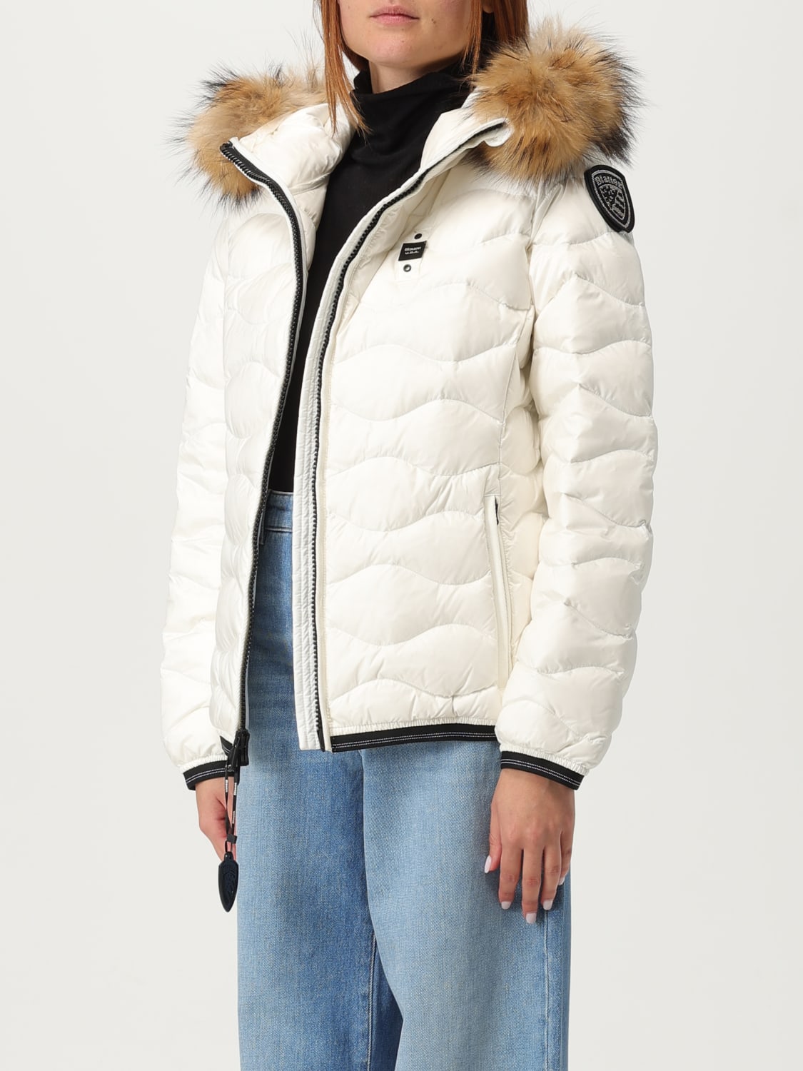 BLAUER JACKET: Jacket woman Blauer, White - Img 3