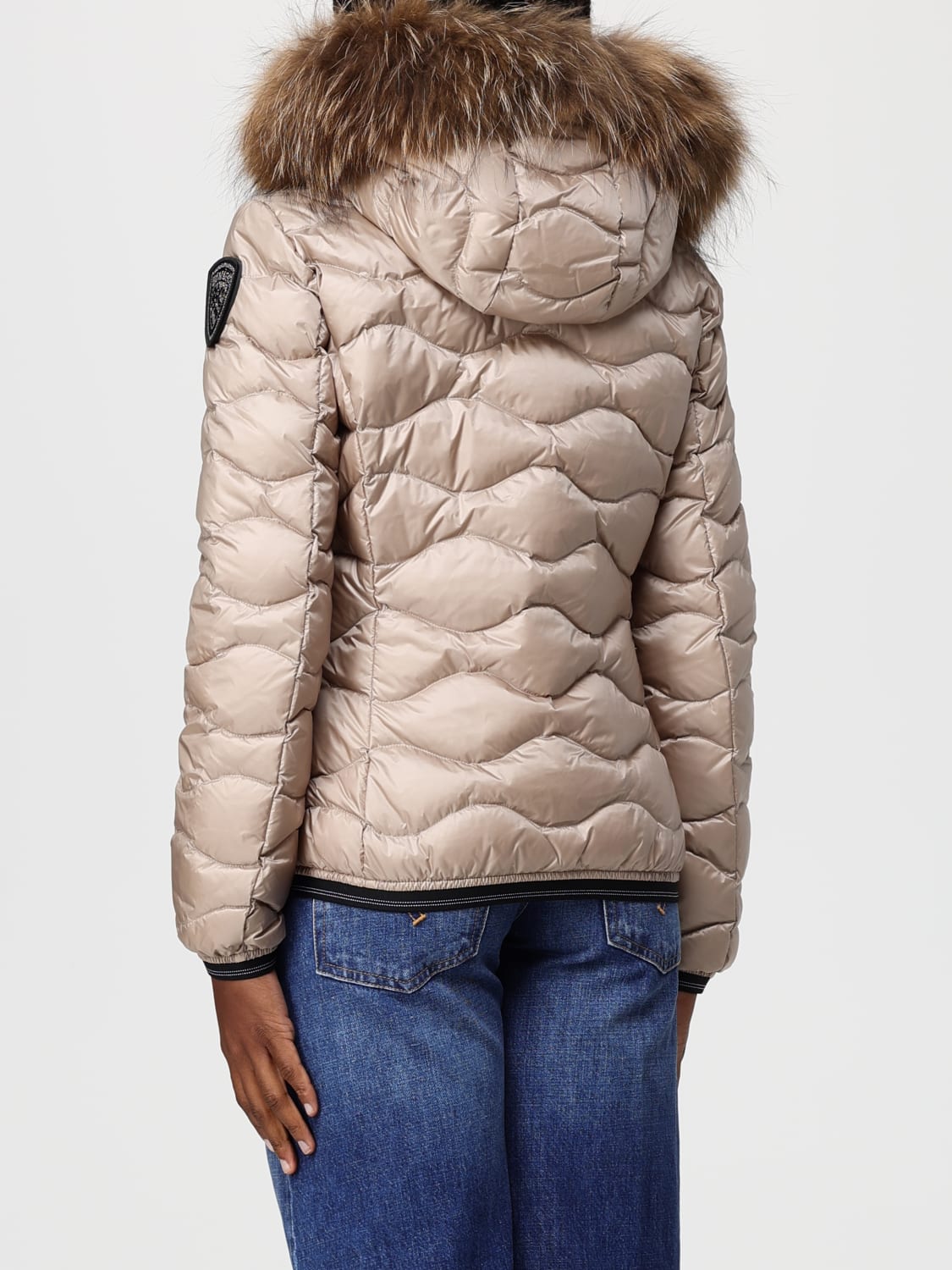 BLAUER VESTE: Veste femme Blauer, Beige - Img 2