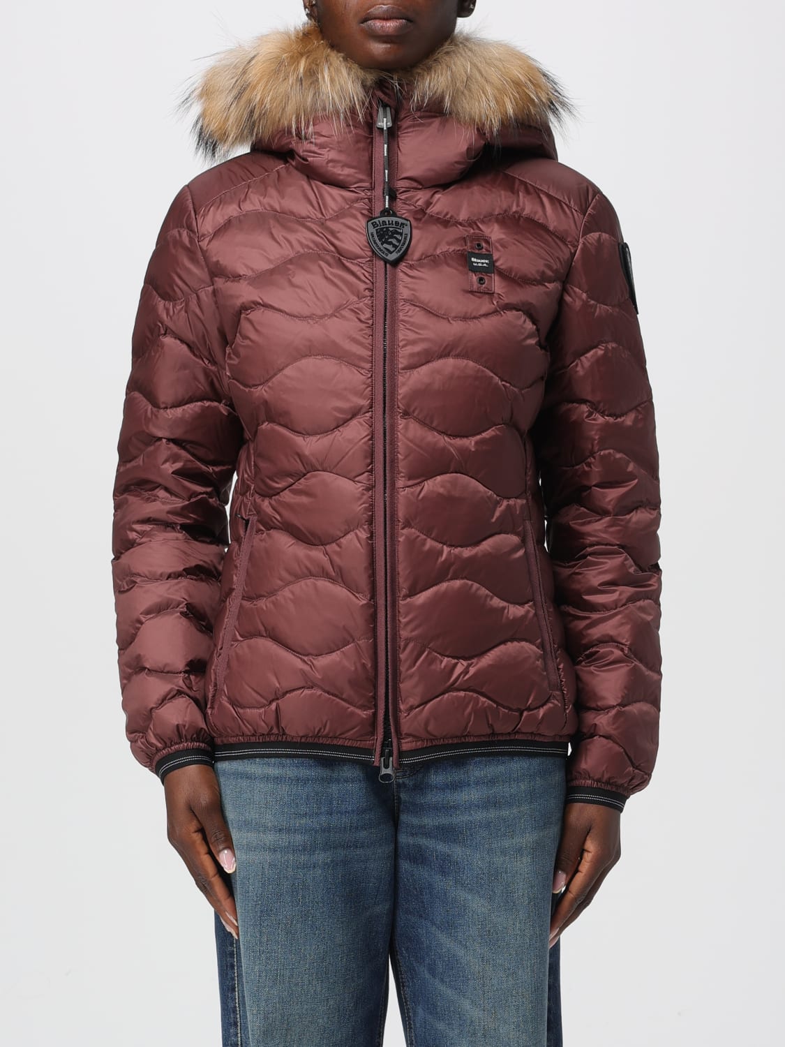 BLAUER JACKET: Jacket woman Blauer, Burgundy - Img 1