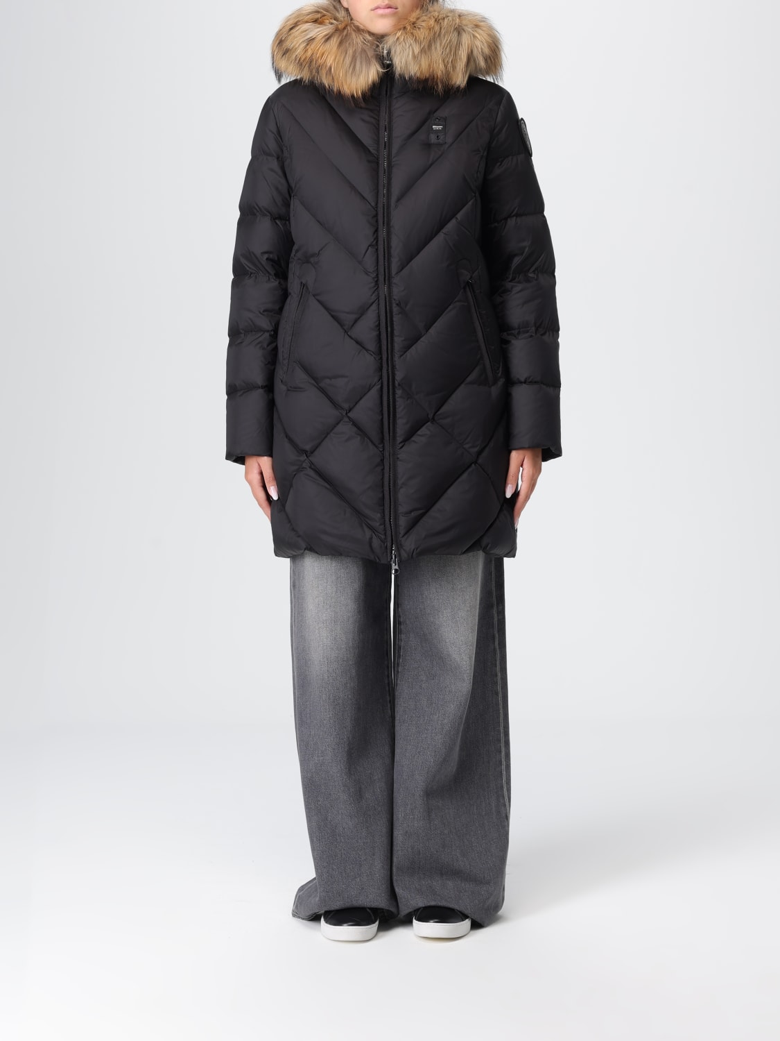 BLAUER JACKET: Jacket woman Blauer, Black - Img 1