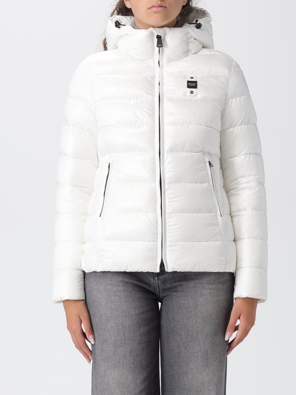 BLAUER JACKET: Jacket woman Blauer, White - Img 1