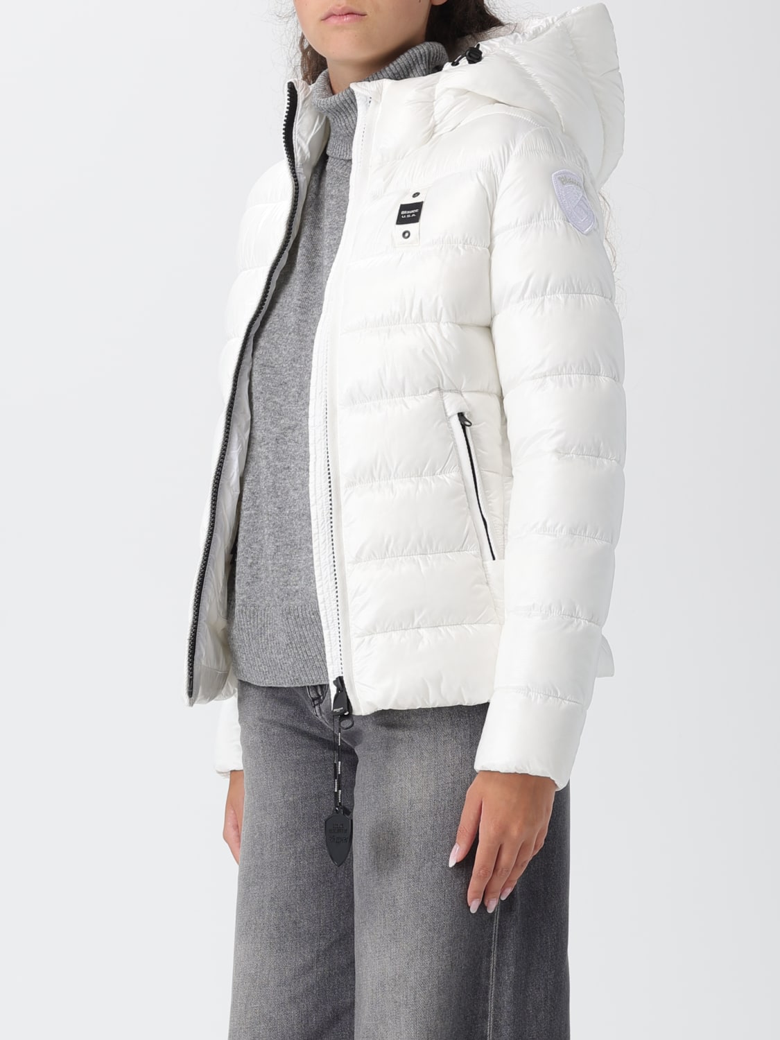 BLAUER JACKET: Jacket woman Blauer, White - Img 3