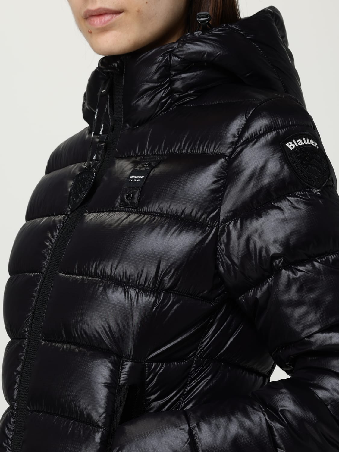 BLAUER JACKET: Jacket woman Blauer, Black - Img 4