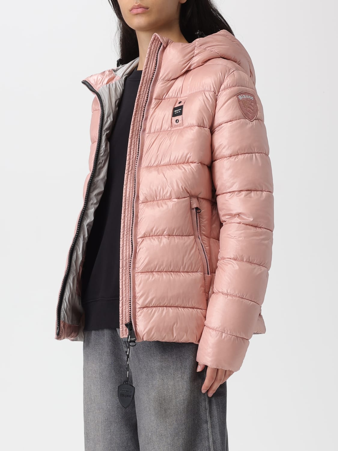 BLAUER JACKET: Jacket woman Blauer, Pink - Img 3