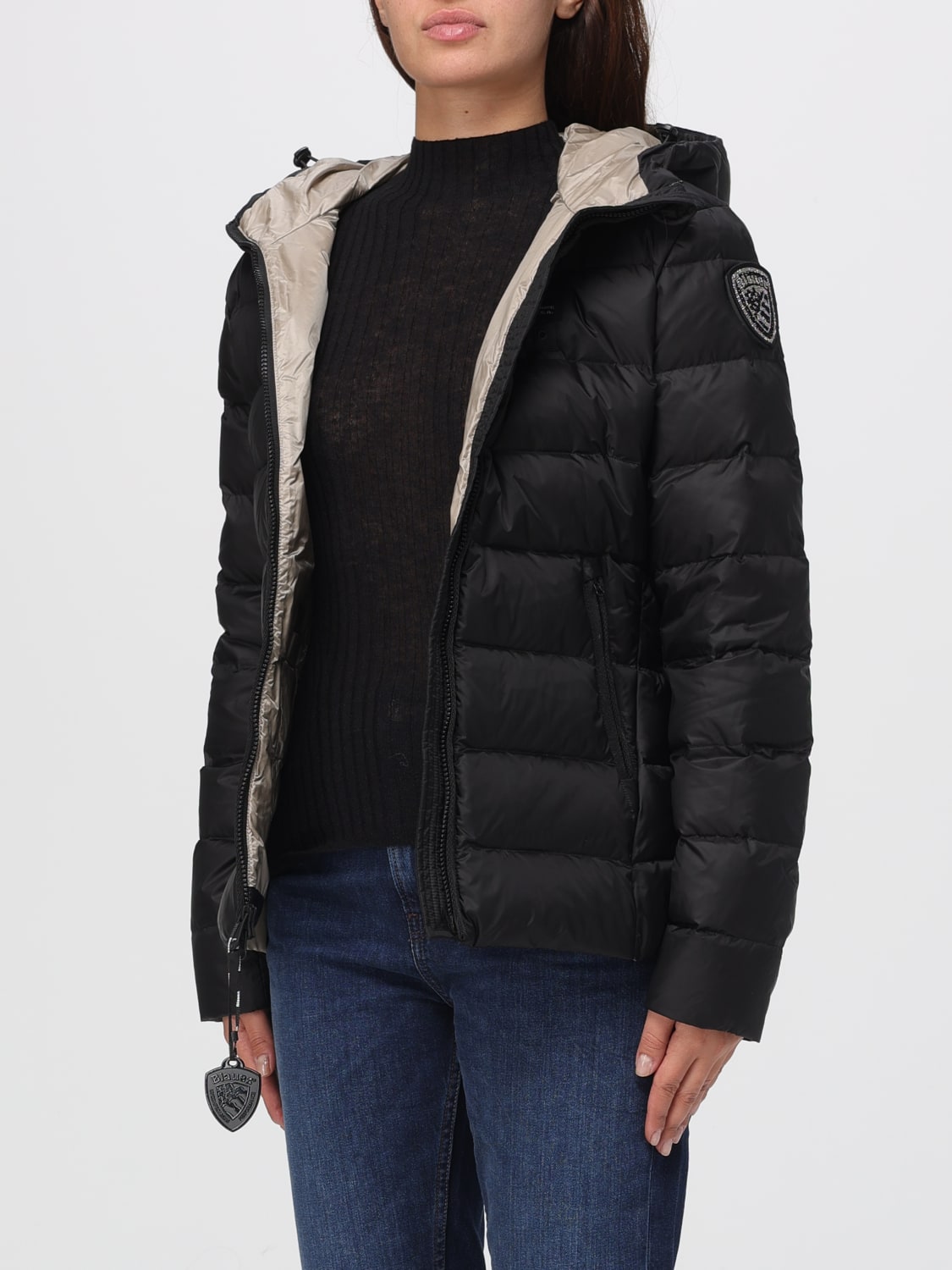 BLAUER VESTE: Veste femme Blauer, Noir - Img 3