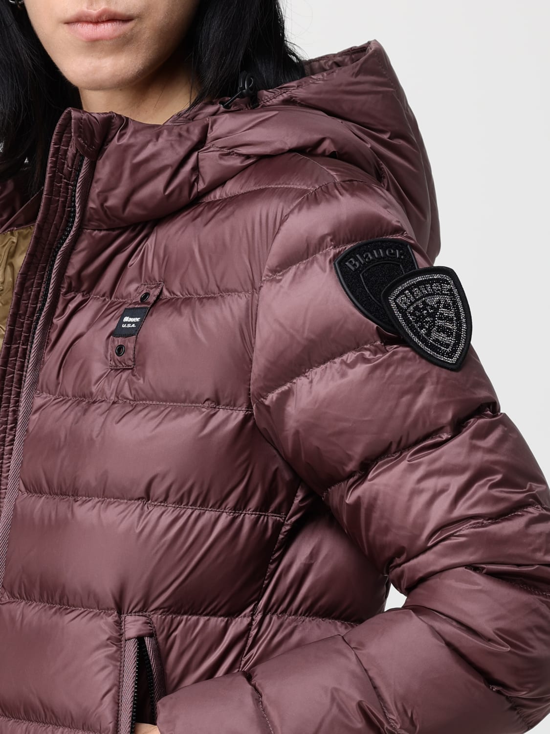 BLAUER VESTE: Veste femme Blauer, Rouge - Img 4