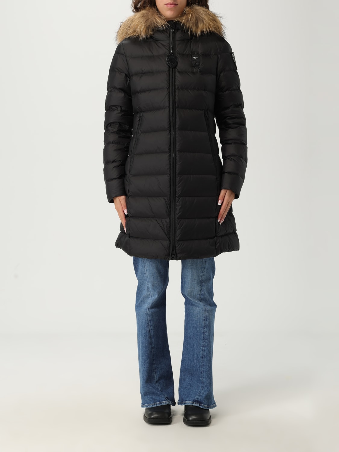 BLAUER JACKET: Jacket woman Blauer, Black - Img 1