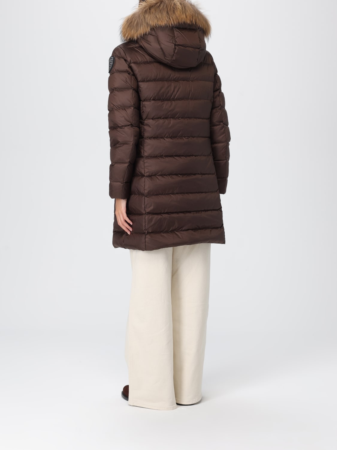 BLAUER 外套: 外套 女士 Blauer, 棕色 - Img 2