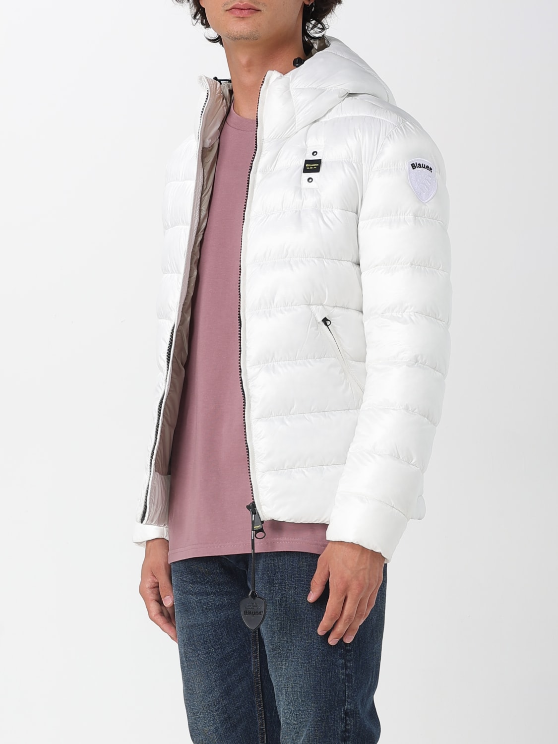 BLAUER JACKET: Jacket men Blauer, White - Img 3