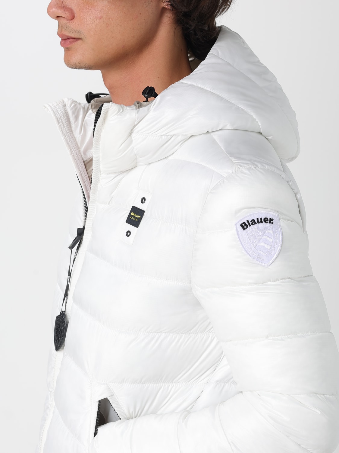 BLAUER JACKET: Jacket men Blauer, White - Img 4