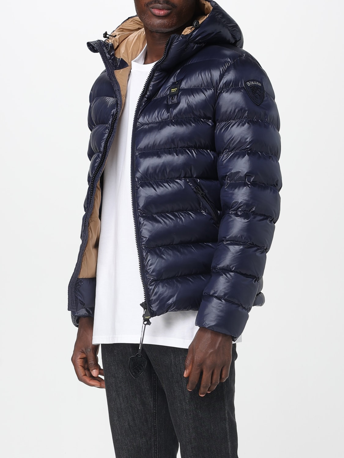 BLAUER JACKET: Jacket men Blauer, Blue - Img 3