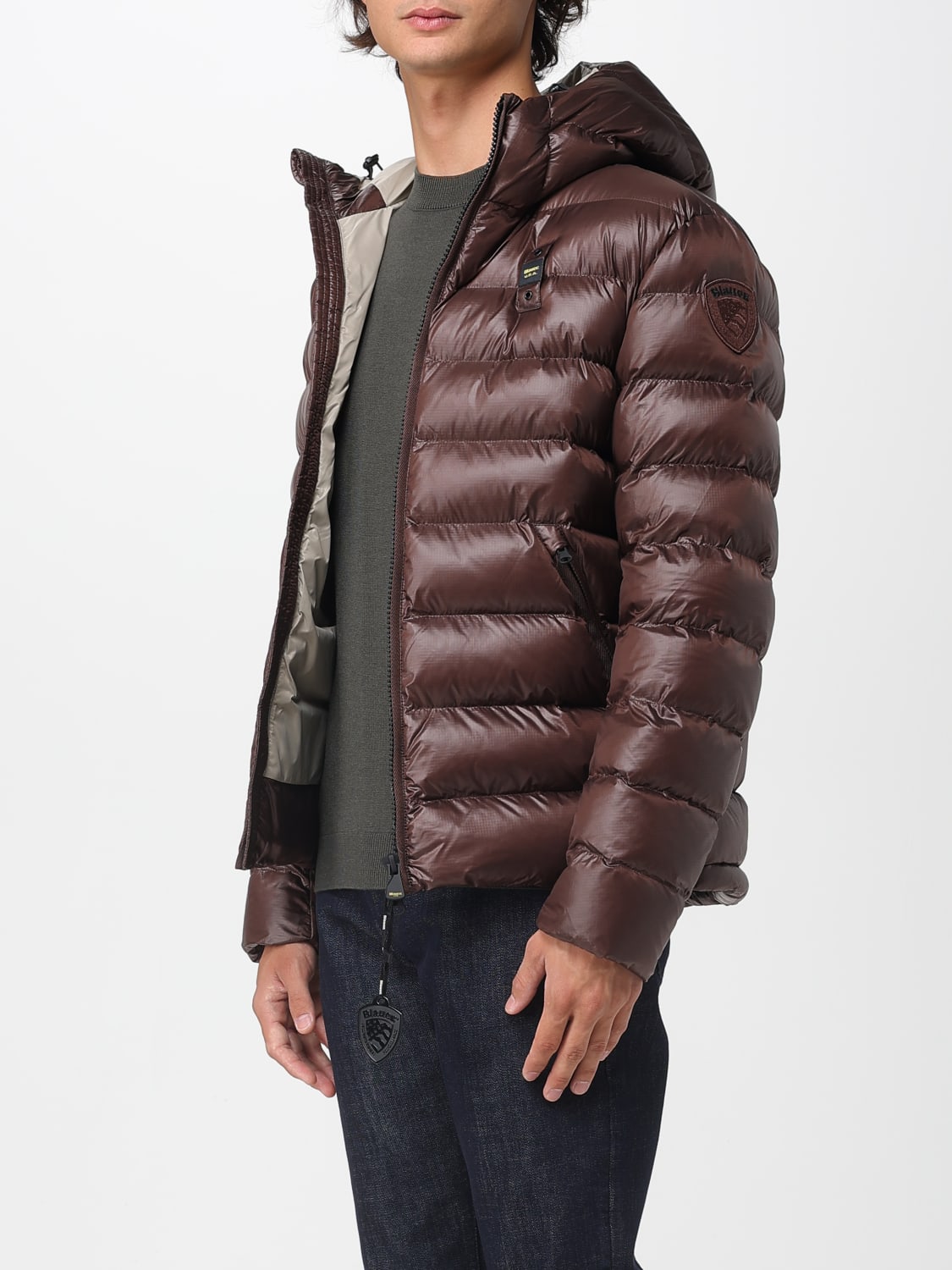 BLAUER JACKET: Jacket men Blauer, Brown - Img 3