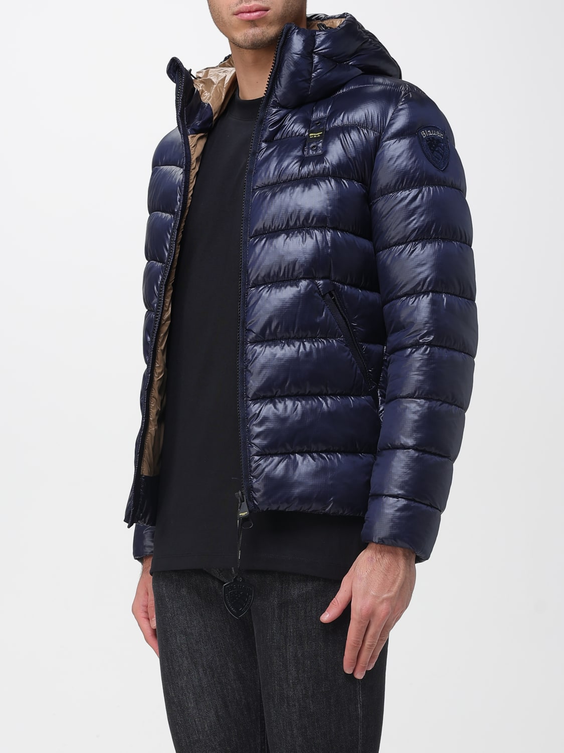 BLAUER JACKET: Jacket men Blauer, Blue - Img 3