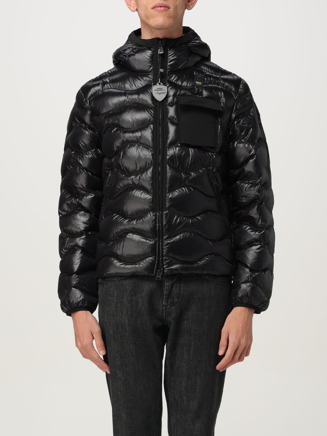 BLAUER JACKET: Jacket men Blauer, Black - Img 1