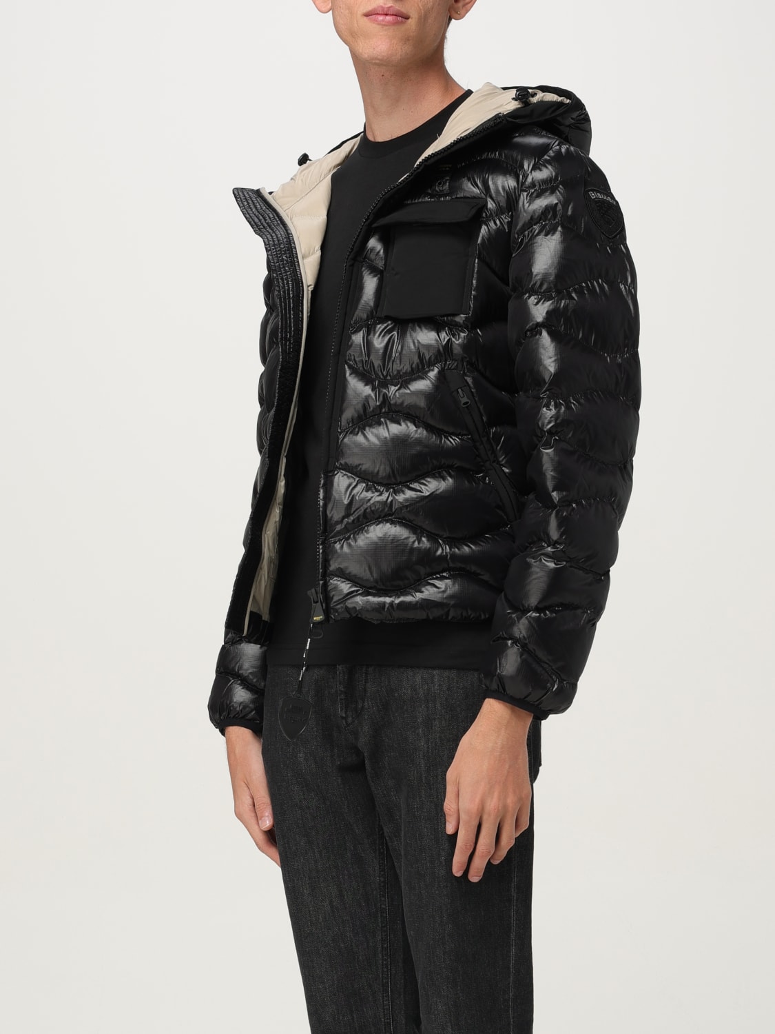 BLAUER JACKET: Jacket men Blauer, Black - Img 3