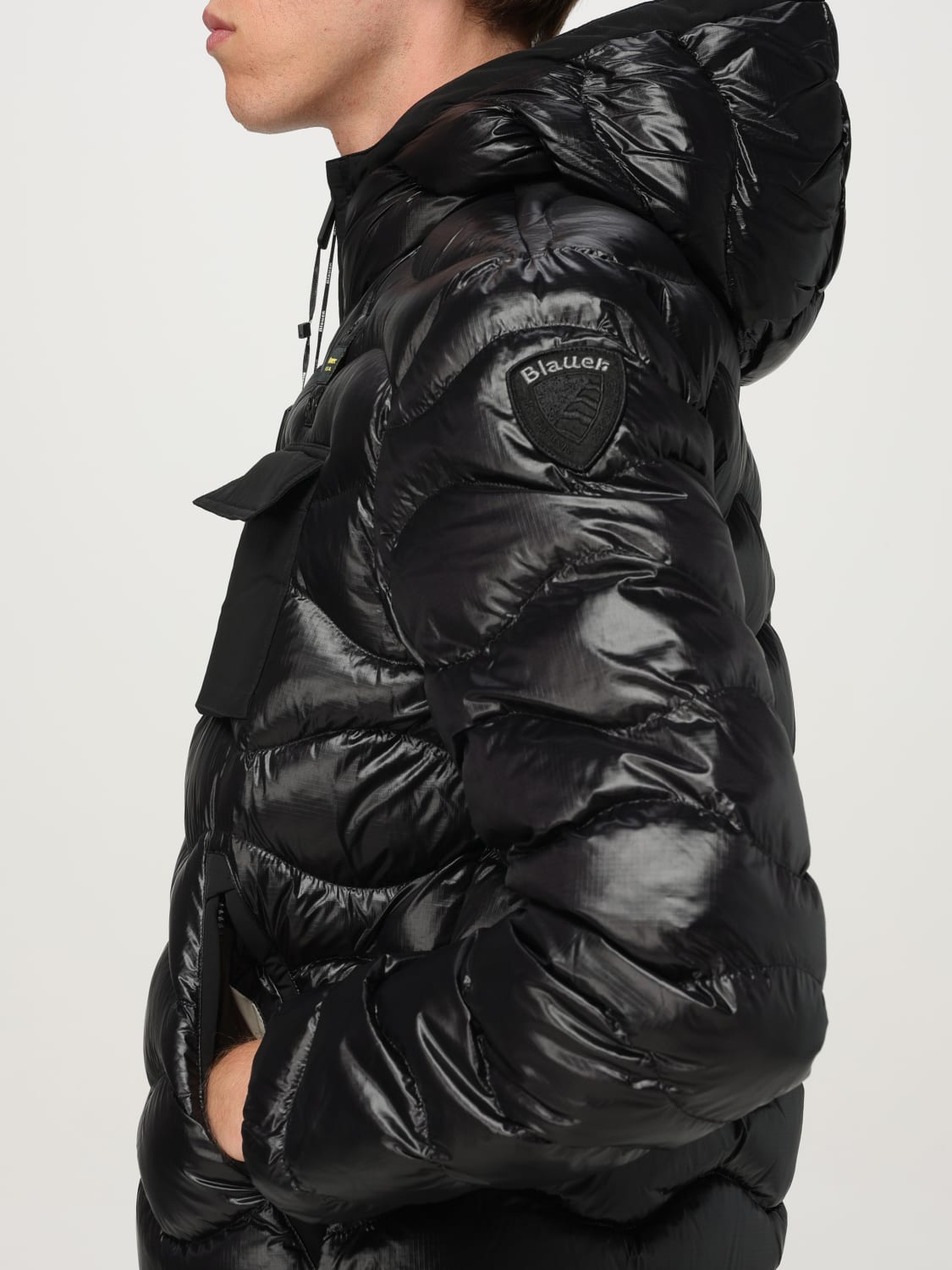 BLAUER JACKET: Jacket men Blauer, Black - Img 4