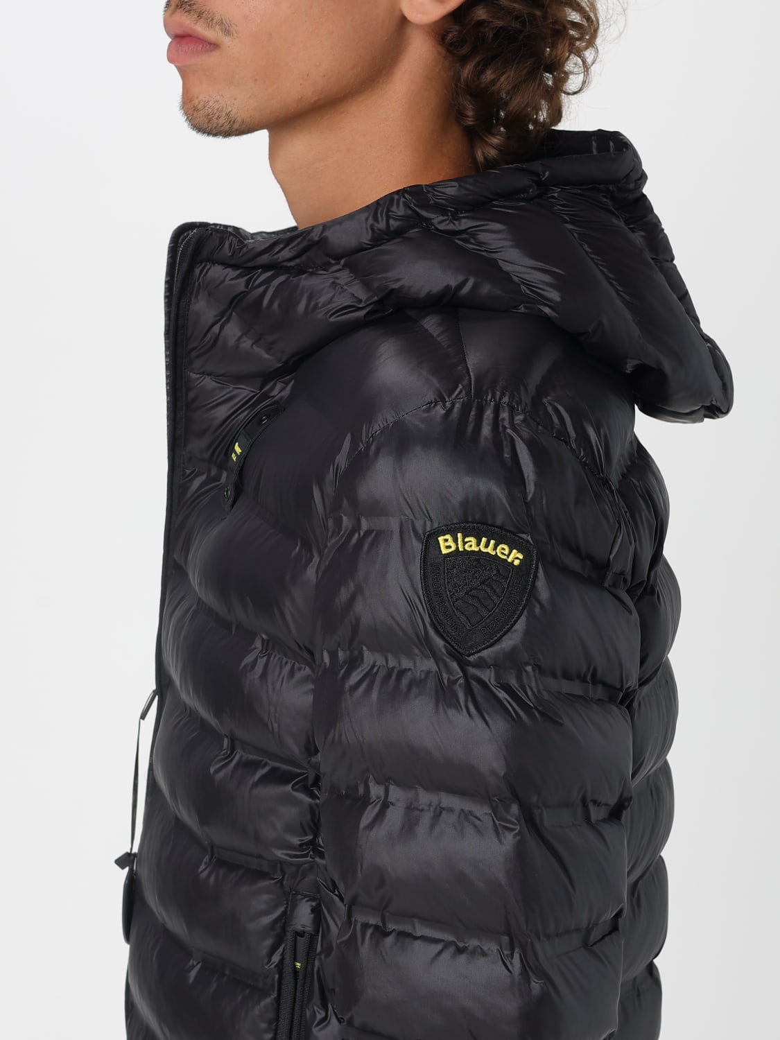 BLAUER JACKET: Jacket men Blauer, Black - Img 4