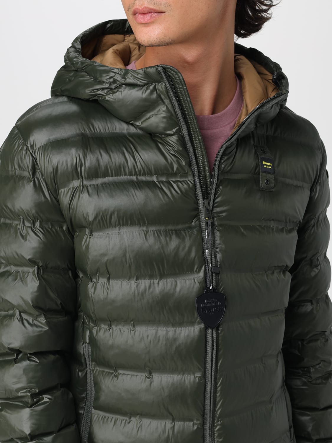 BLAUER JACKET: Jacket men Blauer, Green - Img 4