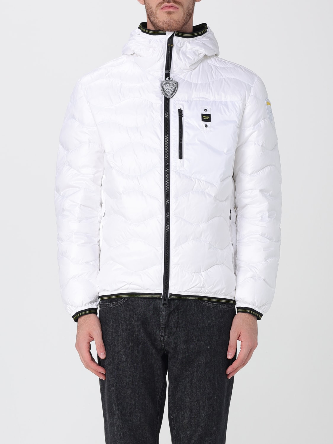 BLAUER JACKET: Jacket men Blauer, White - Img 1