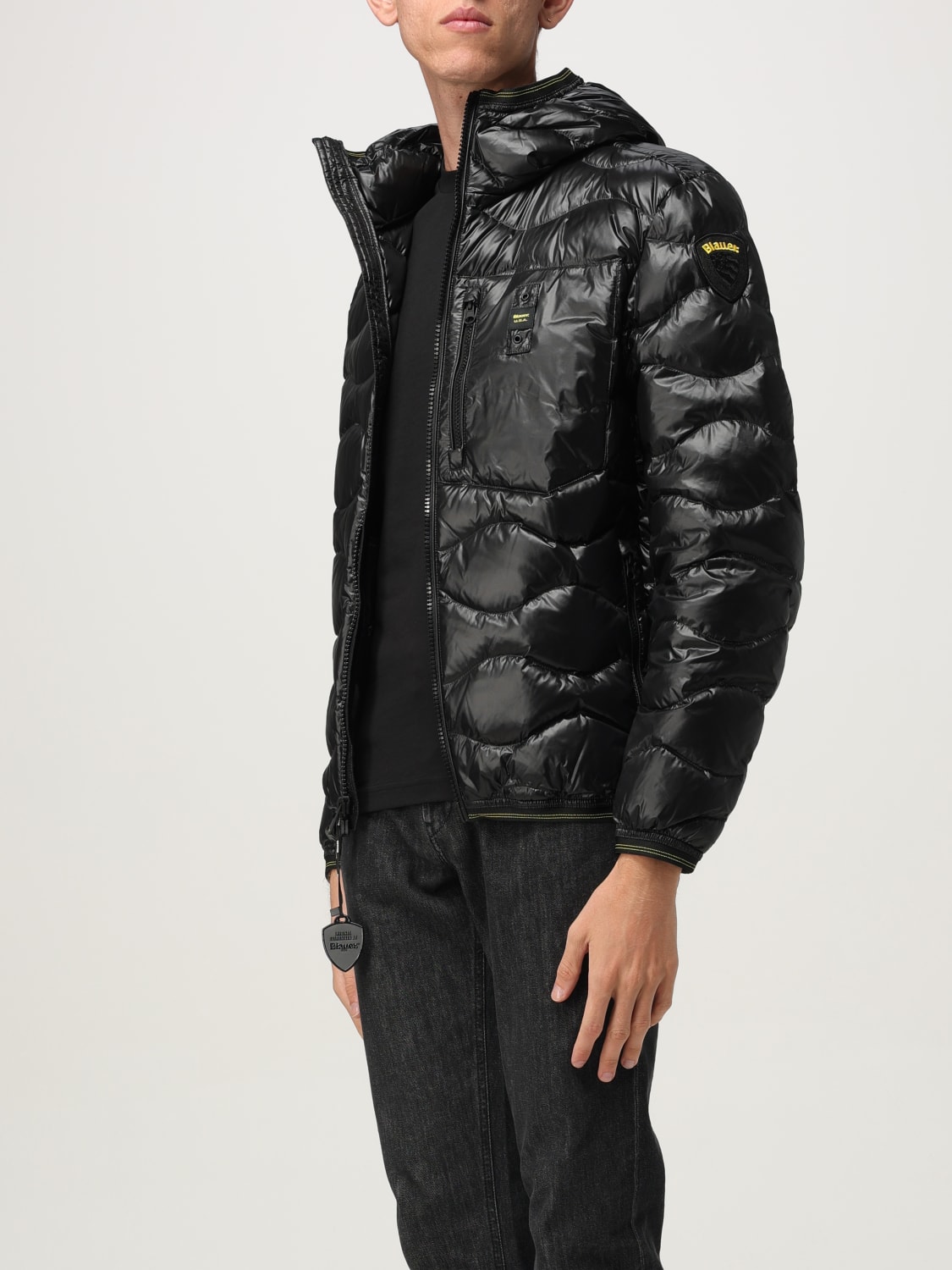 BLAUER JACKET: Jacket men Blauer, Black - Img 3