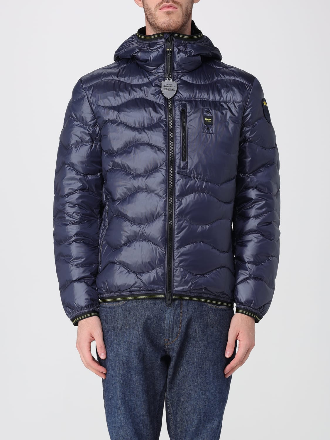 BLAUER JACKET: Jacket men Blauer, Blue - Img 1