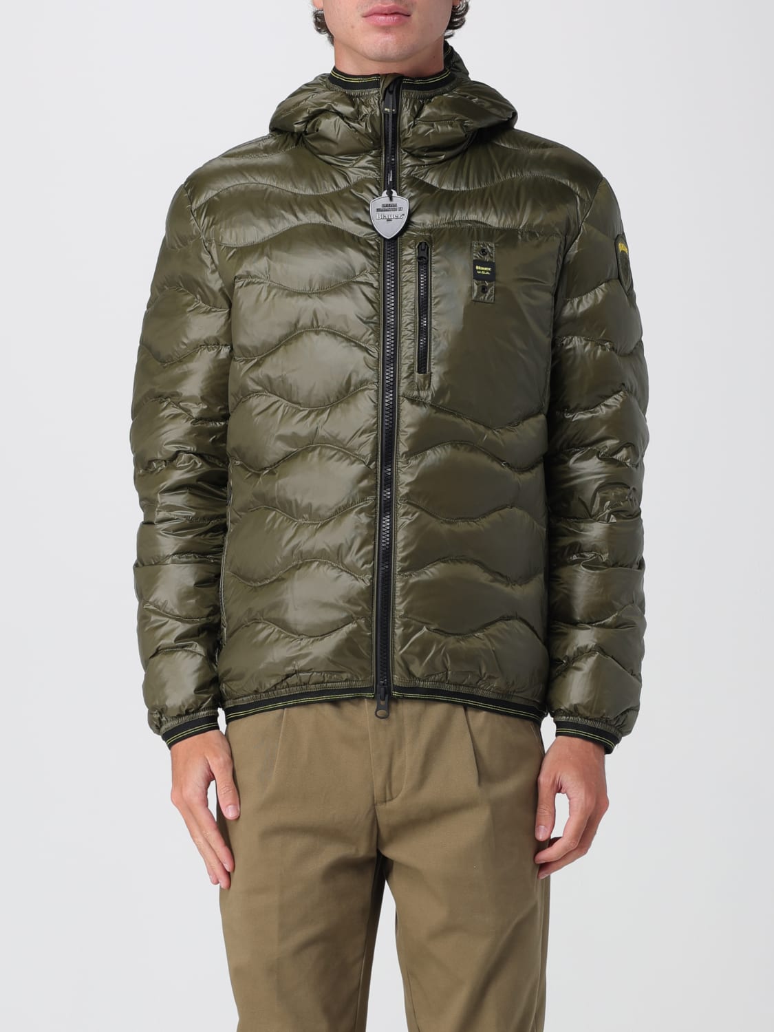 BLAUER JACKET: Jacket men Blauer, Green - Img 1