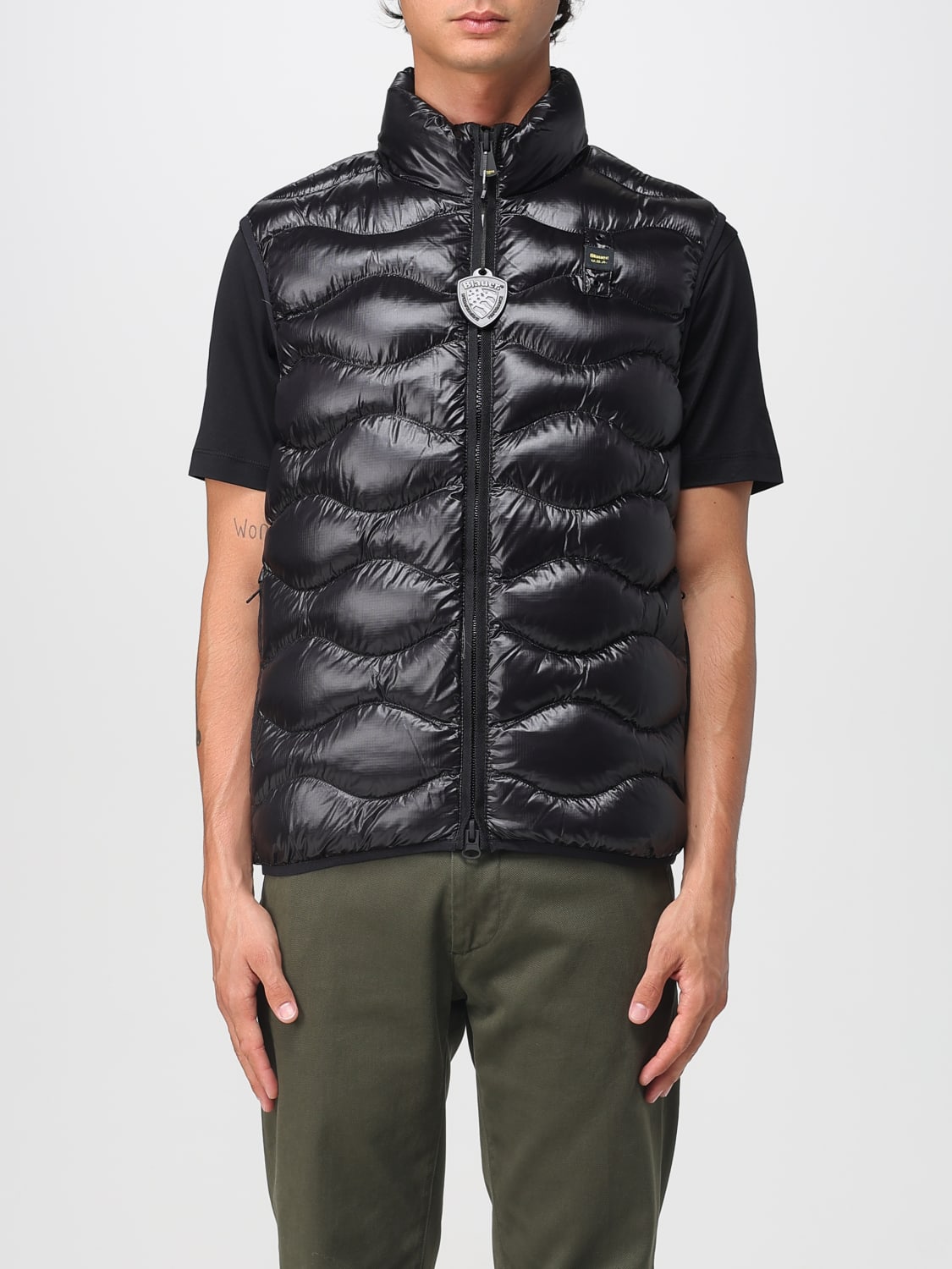 BLAUER SUIT VEST: Jacket men Blauer, Black - Img 1