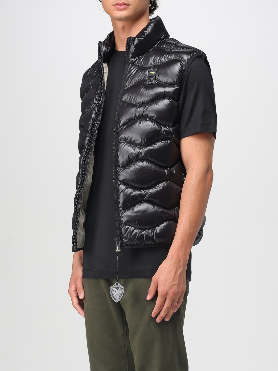 BLAUER SUIT VEST: Jacket men Blauer, Black - Img 3