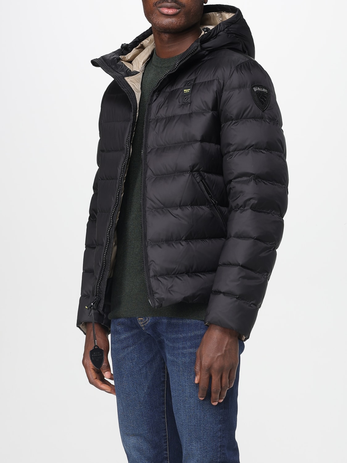 BLAUER VESTE: Veste homme Blauer, Noir - Img 3