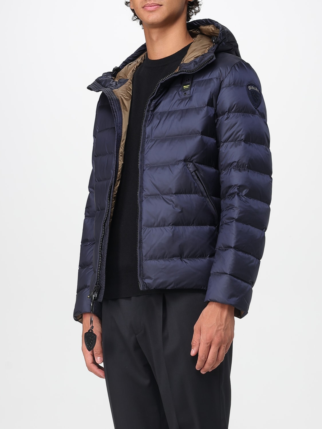 BLAUER JACKET: Jacket men Blauer, Blue - Img 3