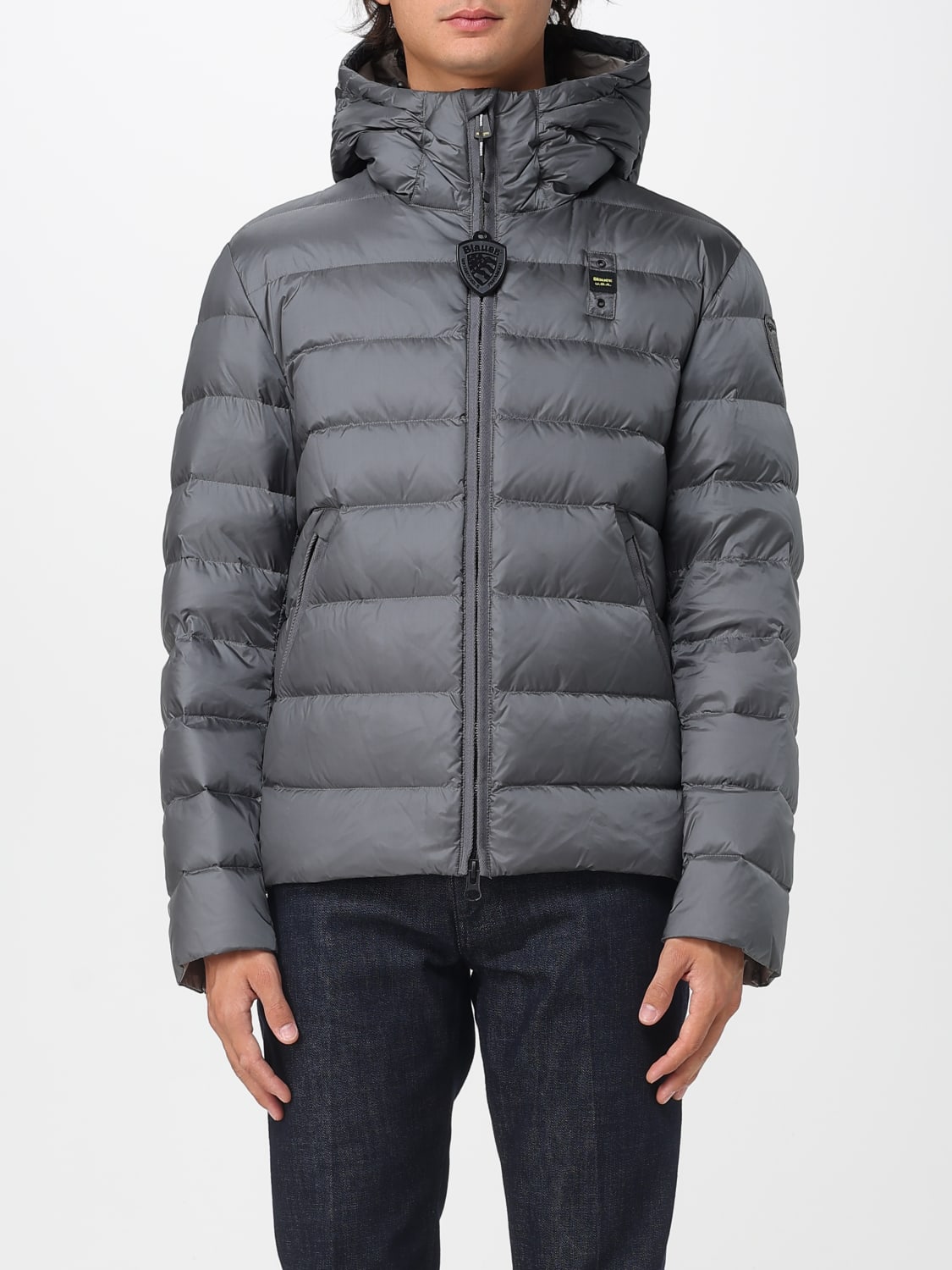 BLAUER JACKET: Jacket men Blauer, Grey - Img 1