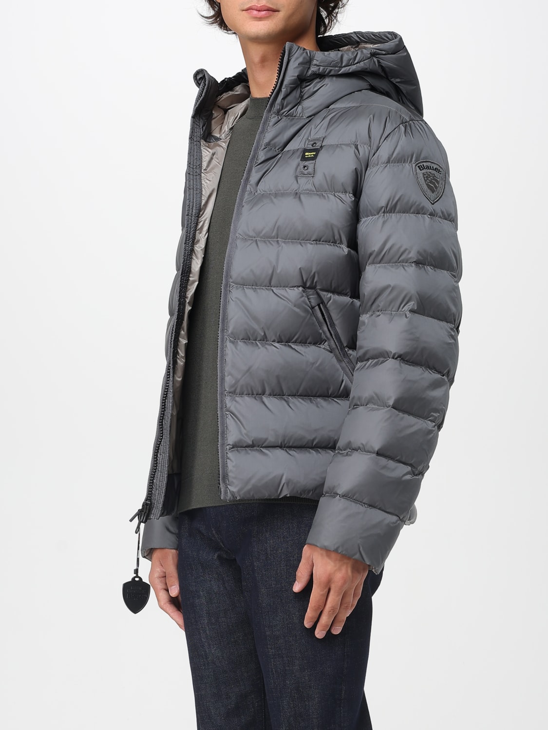 BLAUER JACKET: Jacket men Blauer, Grey - Img 3