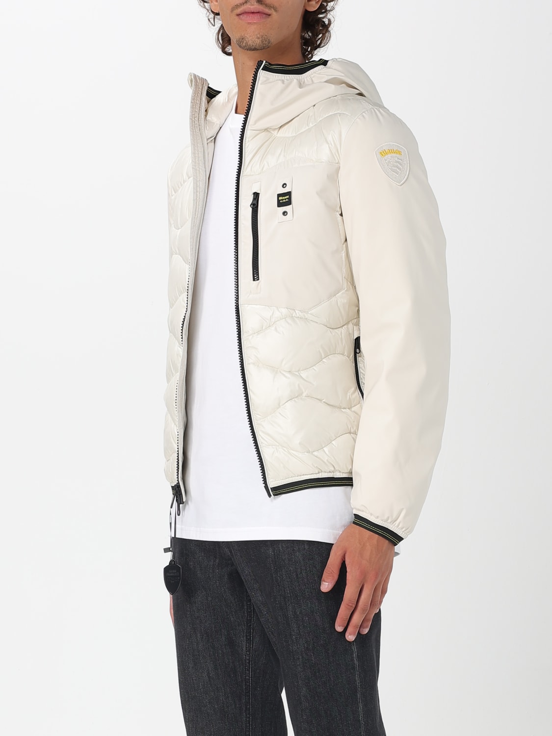 BLAUER JACKE: Jacke herren Blauer, Weiß - Img 3