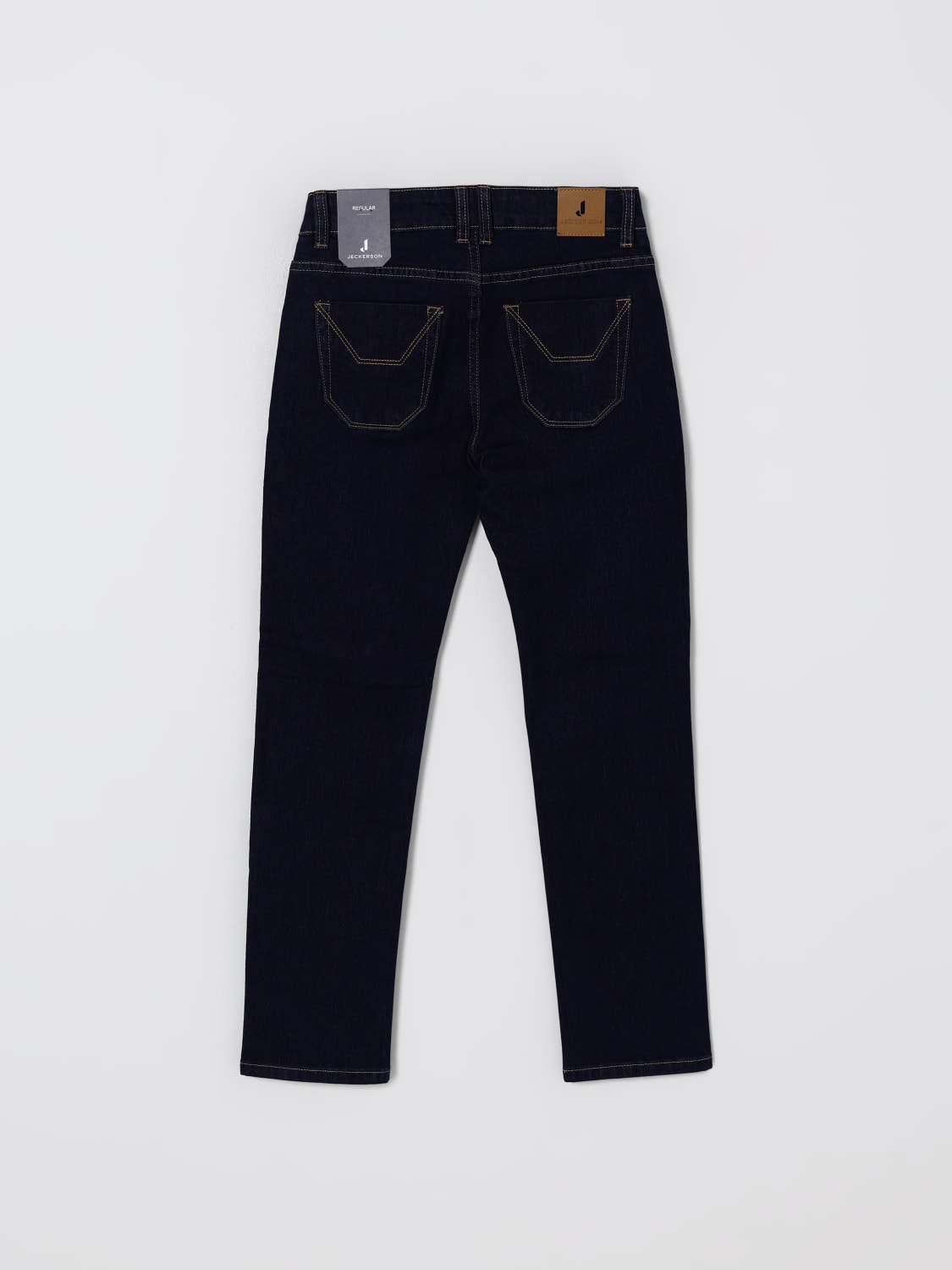 JECKERSON JEANS: Jeans kids Jeckerson, Gnawed Blue - Img 2
