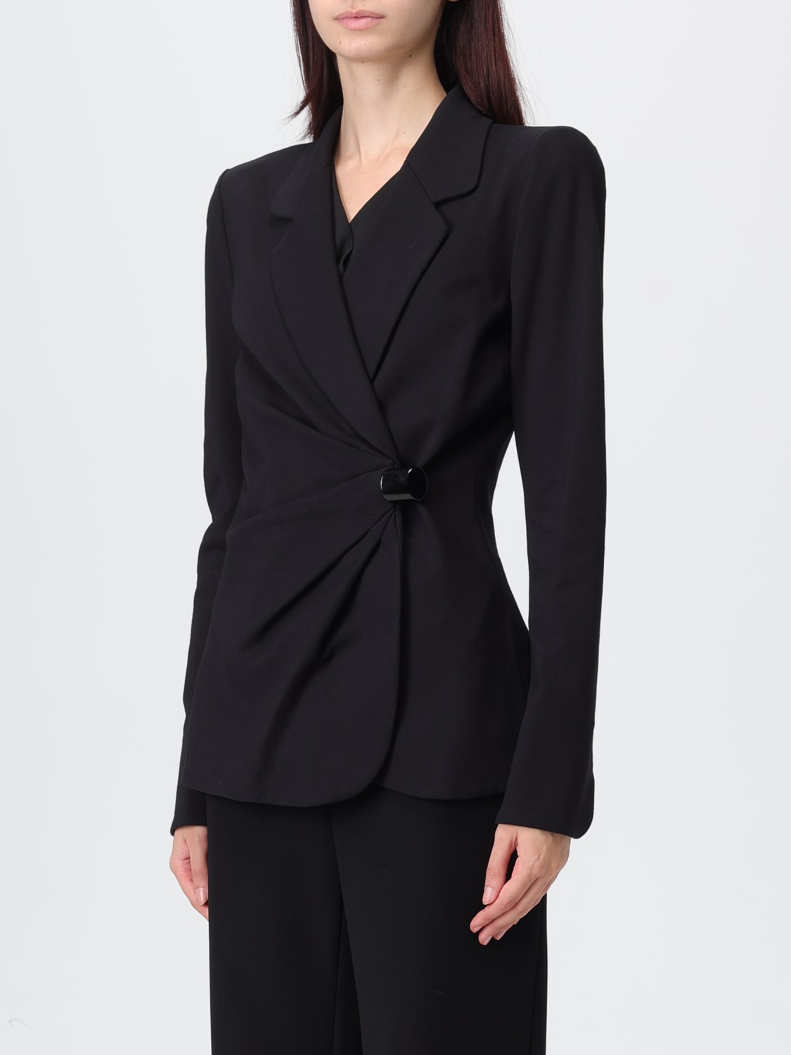 EMPORIO ARMANI JACKE: Blazer damen Emporio Armani, Schwarz - Img 4