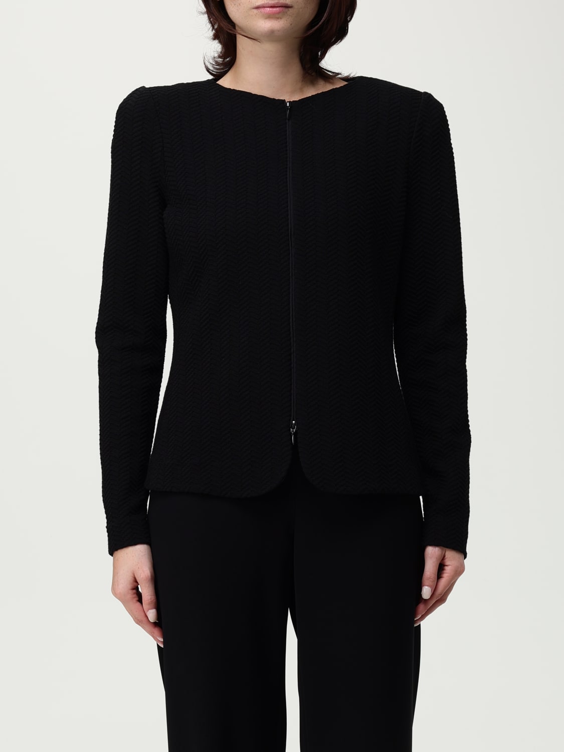 EMPORIO ARMANI VESTE: Blazer femme Emporio Armani, Noir - Img 1