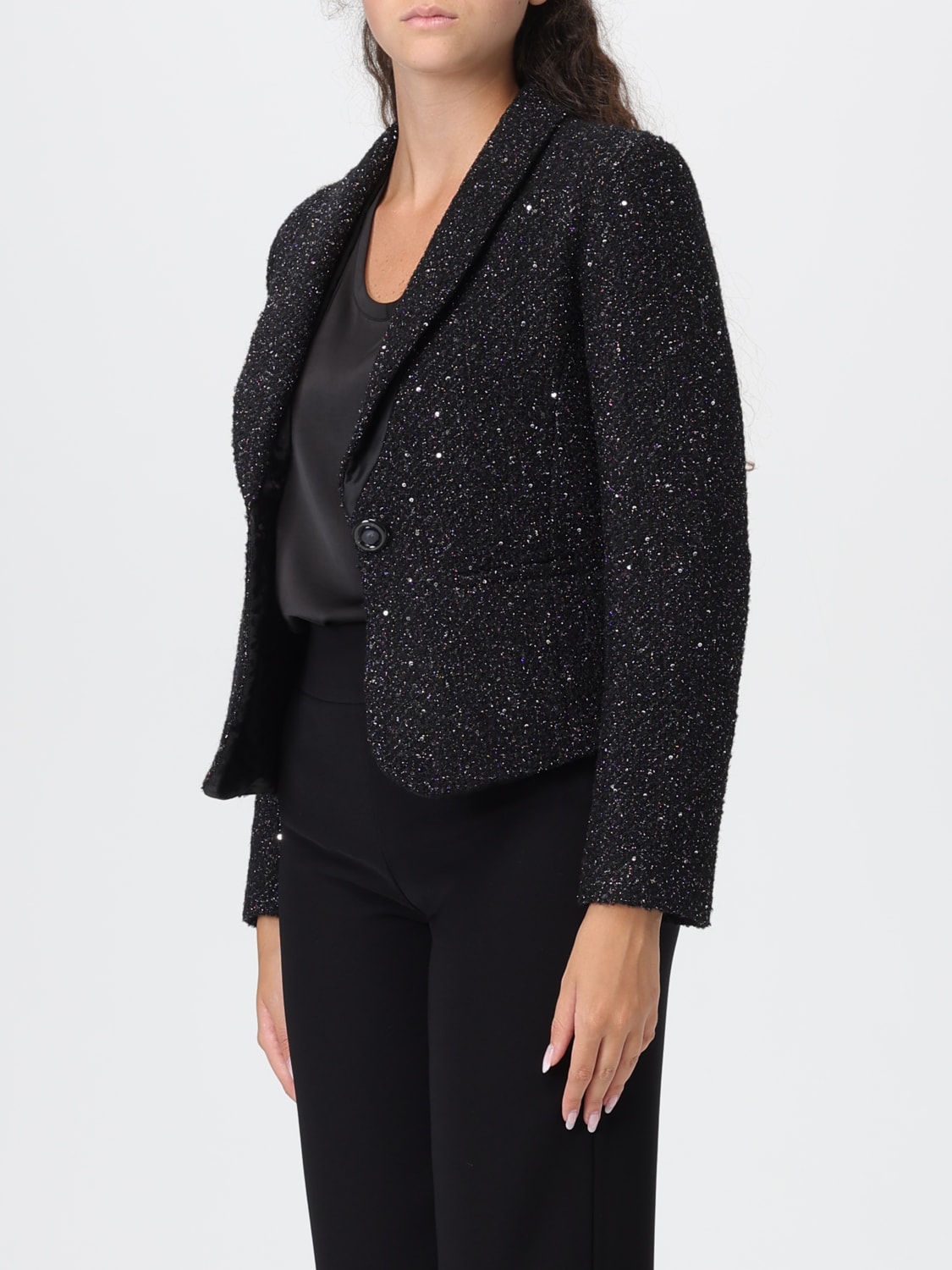 EMPORIO ARMANI JACKE: Blazer damen Emporio Armani, Schwarz - Img 3