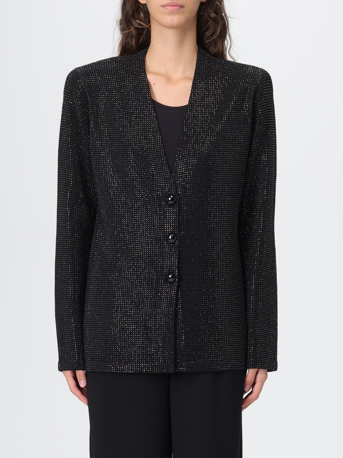 EMPORIO ARMANI JACKE: Blazer damen Emporio Armani, Schwarz - Img 1