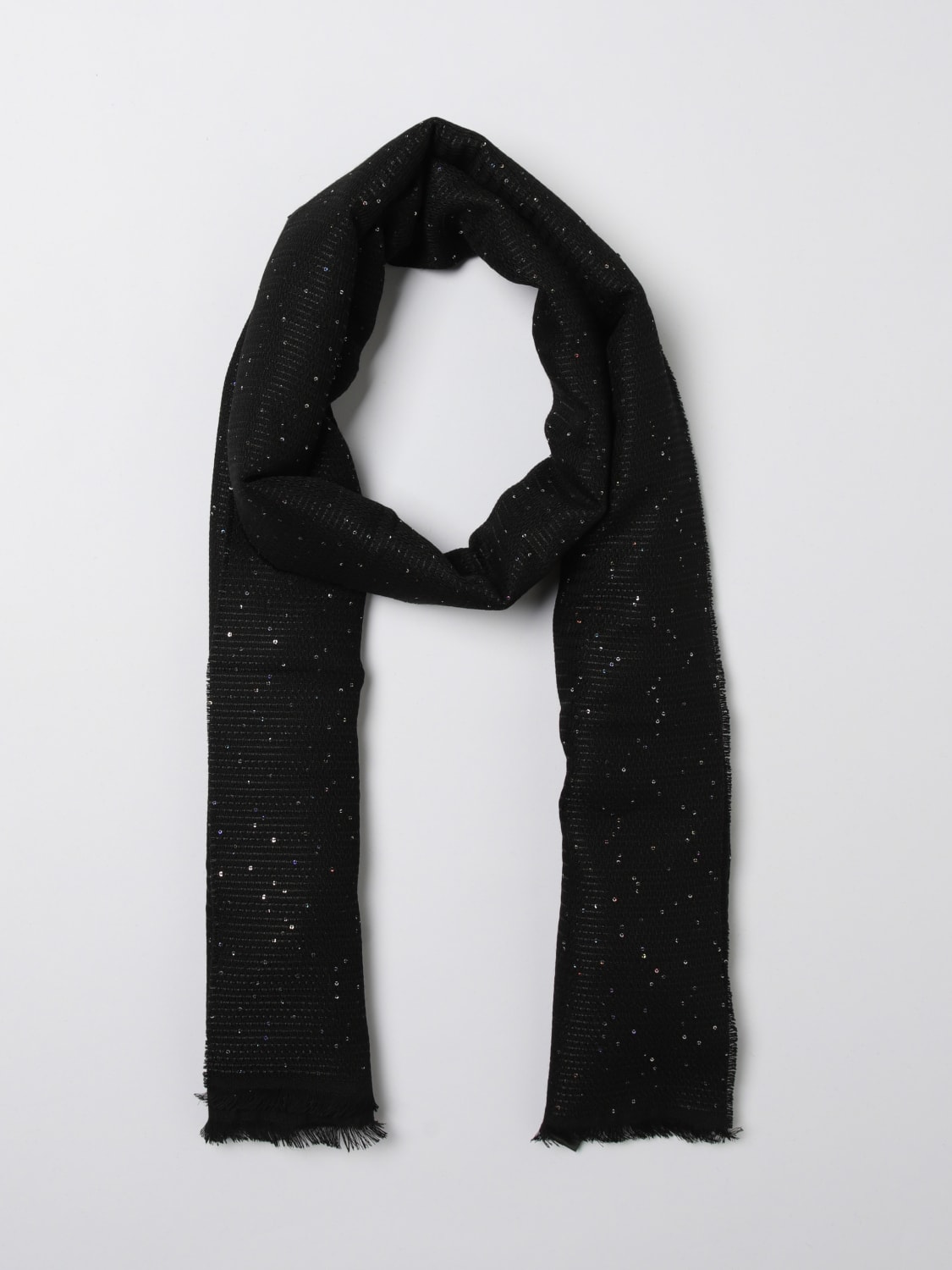 EMPORIO ARMANI BUFANDA: Fular mujer Emporio Armani, Negro - Img 2