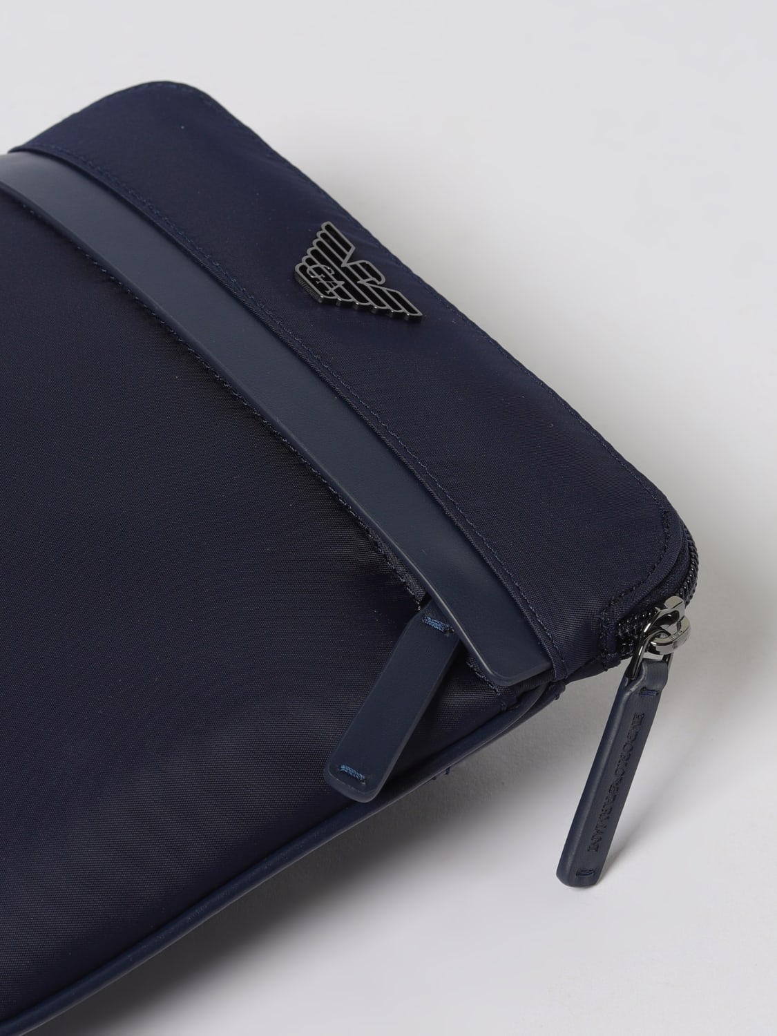 EMPORIO ARMANI ショルダーバッグ: バッグ メンズ Emporio Armani, ブルー - Img 3