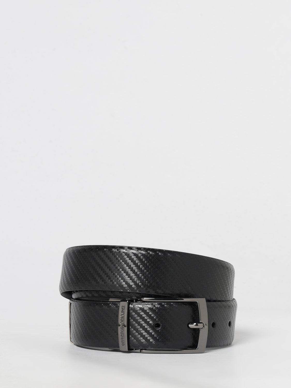 EMPORIO ARMANI BELT: Belt men Emporio Armani, Black - Img 1