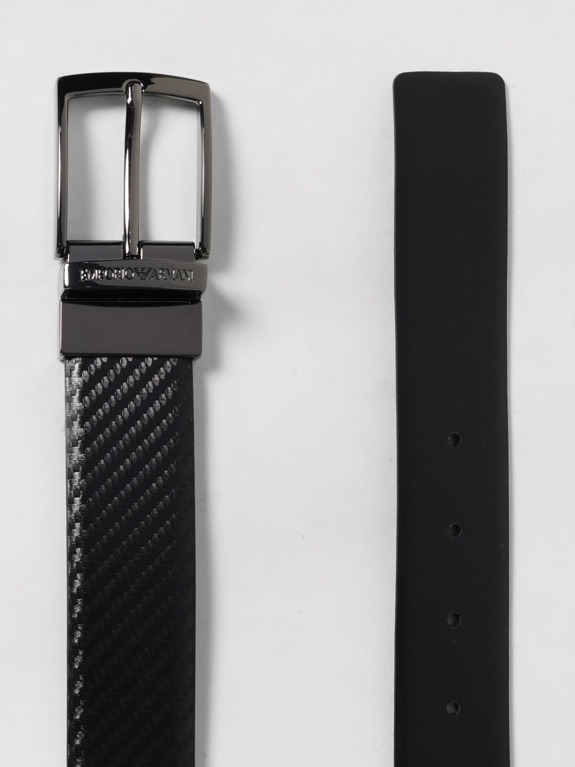 EMPORIO ARMANI BELT: Belt men Emporio Armani, Black - Img 3