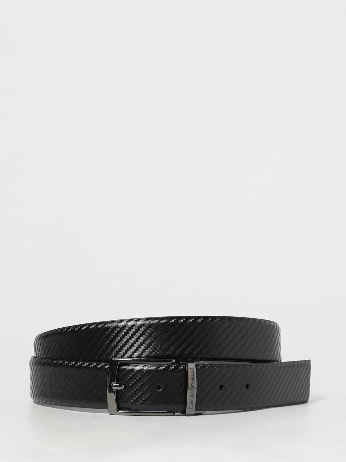 EMPORIO ARMANI BELT: Belt men Emporio Armani, Black 1 - Img 1