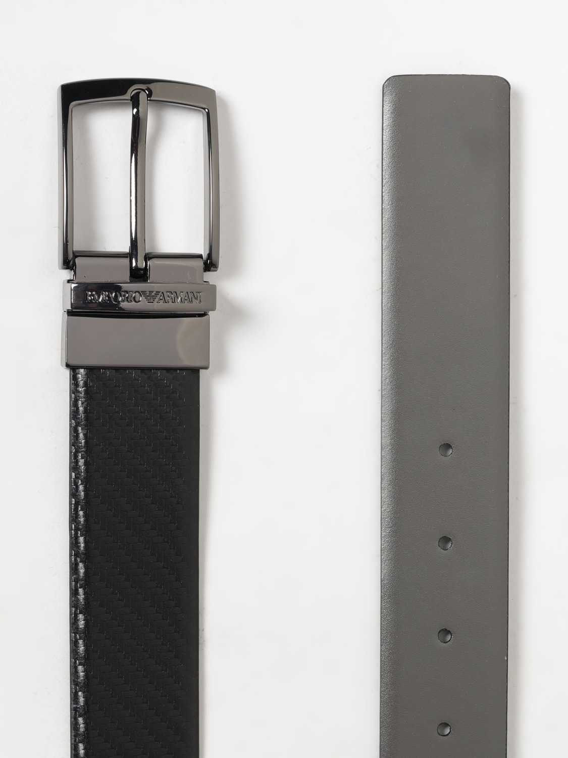 EMPORIO ARMANI BELT: Belt men Emporio Armani, Black 1 - Img 3