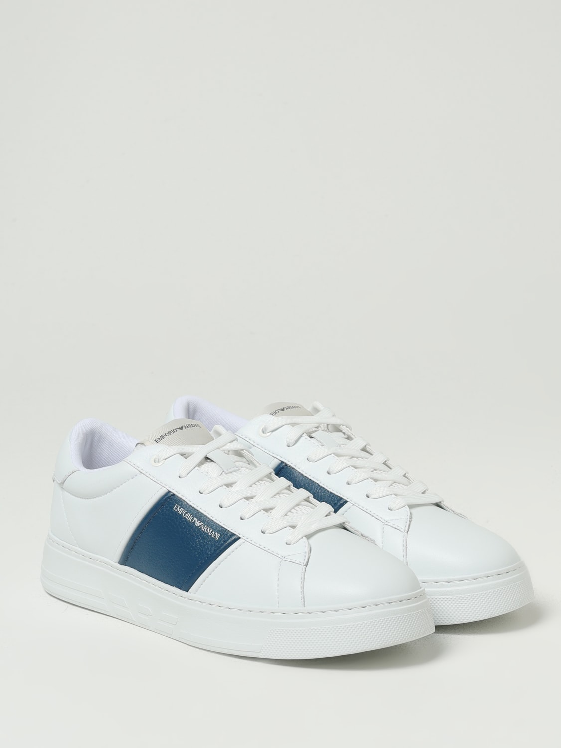 EMPORIO ARMANI SNEAKERS: Sneakers men Emporio Armani, White 1 - Img 2