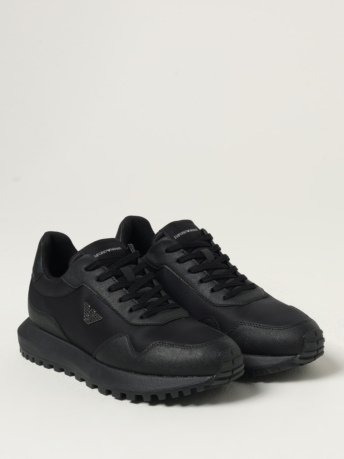 EMPORIO ARMANI SNEAKERS: Sneakers men Emporio Armani, Black - Img 2